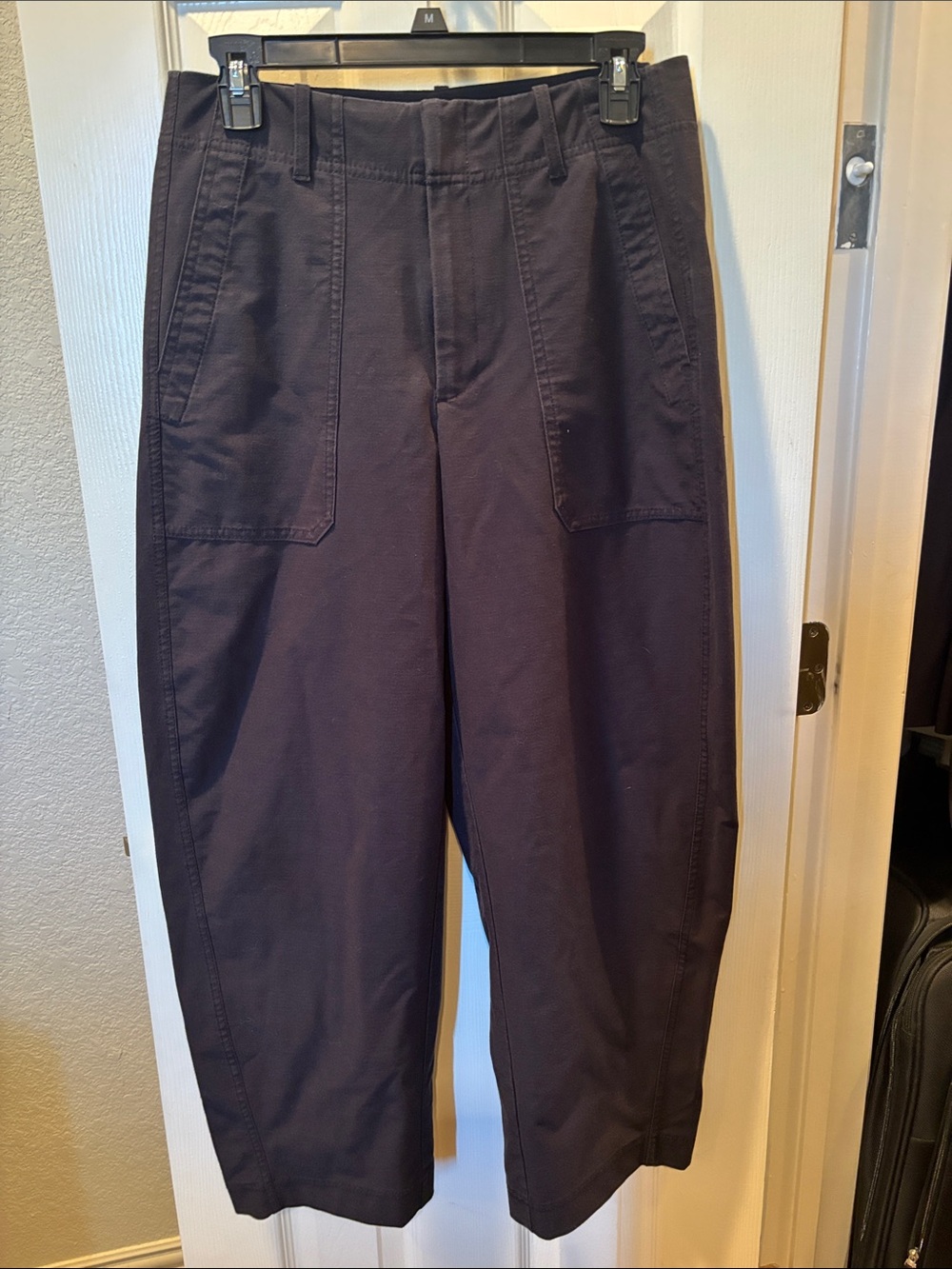 Athleta Wide-Leg Utility Pants in Dark Navy